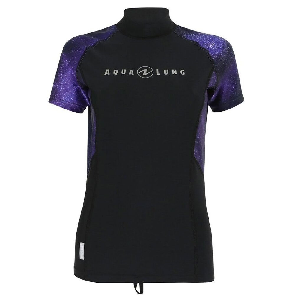 Aqua Lung Women's Rashguard Short Sleeves  Galaxy Twilight Small